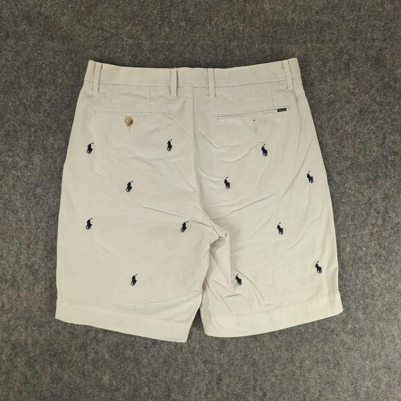 Polo Ralph Lauren Shorts Mens 31 Stretch Classic Fit Embroidered Pony Preppy - Picture 2 of 13